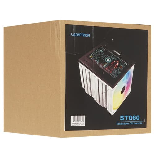 Lamptron Кулер для процессора Lamptron ST060 ARGB [LAMP-ST060AW] белый, фото 12