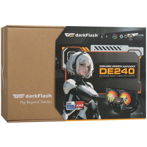 Система охлаждения DarkFlash EXPLORE DE240 черная thumb 12