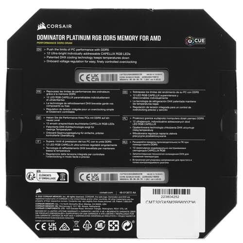 Corsair Оперативная память Corsair DOMINATOR Platinum RGB [CMT32GX5M2B5600Z36] 32 ГБ, фото 5