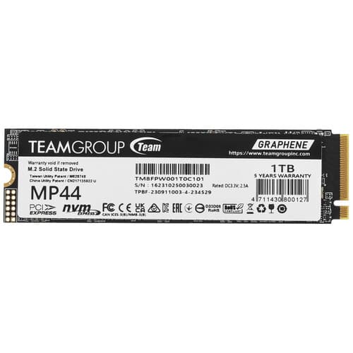 1000 ГБ M.2 NVMe накопитель TEAMGROUP MP44 [TM8FPW001T0C101] thumb 1