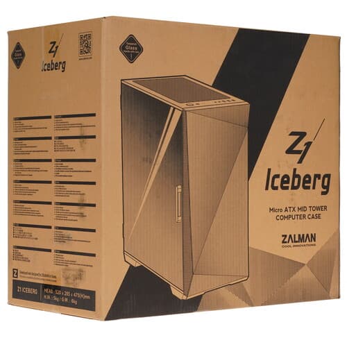 Корпус ZALMAN Z1 Iceberg [Z1 Iceberg Black] черный thumb 14