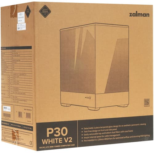Корпус ZALMAN P30 V2 [P30 White V2] белый thumb 16