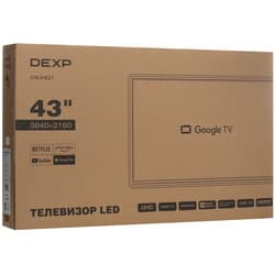 DEXP 43" (108 см) Телевизор DEXP 43UHG1 черный, фото 11