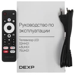 DEXP 43" (108 см) Телевизор DEXP 43UHG1 черный, фото 10