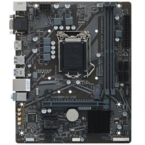 Материнская плата GIGABYTE H410M H V2 thumb 1