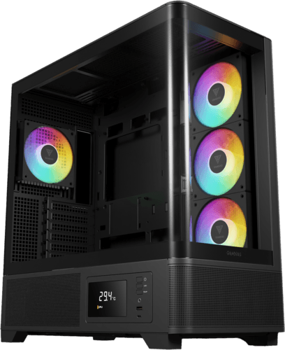 Корпус GAMDIAS ATLAS P2 CG [16333-629C3-30000-G] черный thumb 1