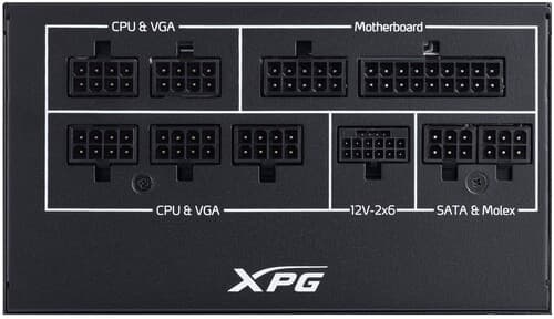 Блок питания ADATA XPG CORE REACTOR II VE 650W [COREREACTORIIVE650G-BKCEU] черный thumb 11