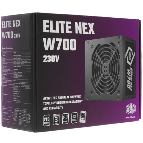 Блок питания Cooler Master ELITE NEX White W700 230V [MPW-7001-ACBW-BEU] черный thumb 8