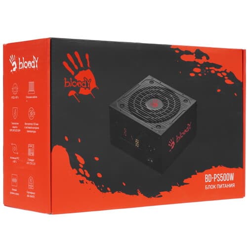 Блок питания A4Tech Bloody BD-PS500W  черный thumb 8