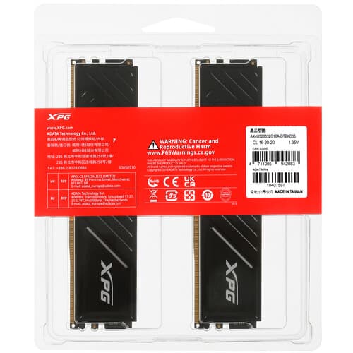 XPG (ADATA) Оперативная память ADATA XPG GAMMIX D35 [AX4U320032G16A-DTBKD35] 64 ГБ, фото 3