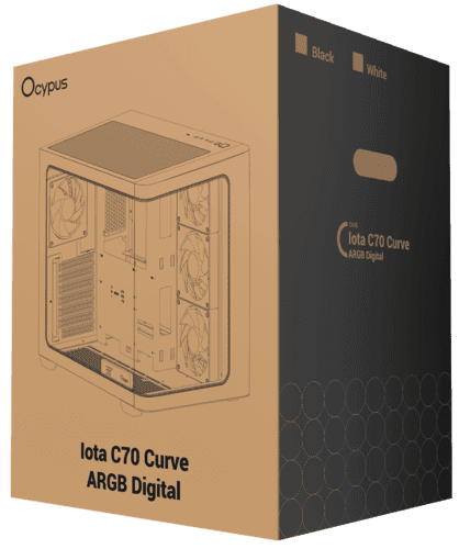Корпус Ocypus Iota C70 Curve ARGB [Iota-C70-BKD400CD-GL] черный thumb 11