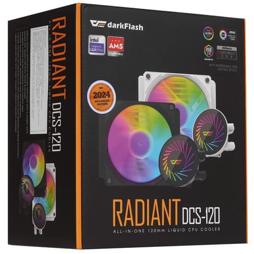 Система охлаждения DarkFlash Radiant DCS 120  белая thumb 11