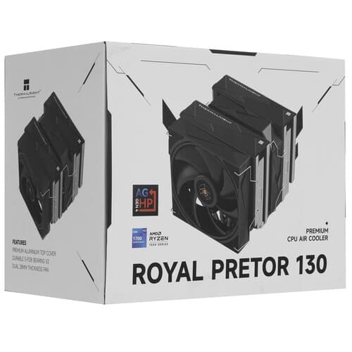 Thermalright Кулер для процессора Thermalright Royal Pretor 130 [RP130] черный, фото 11