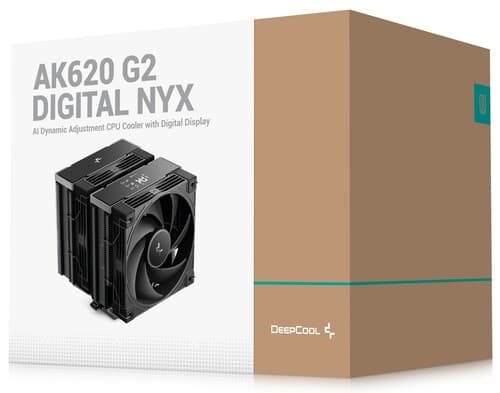 DEEPCOOL Кулер для процессора DEEPCOOL AK620 G2 DIGITAL NYX [R-AK620G2-BKNNMN-GJD-1] черный, фото 9