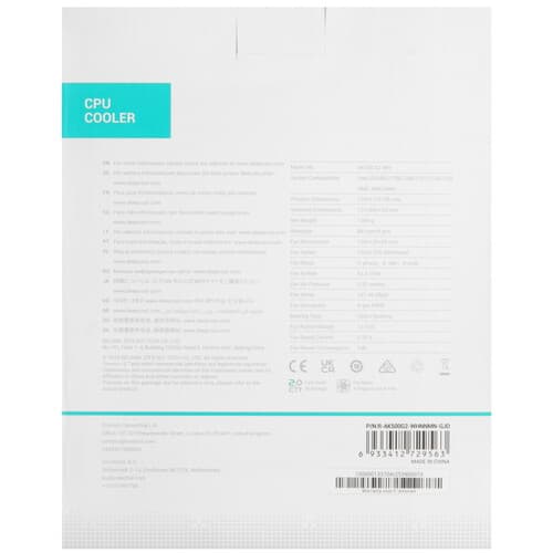 DEEPCOOL Кулер для процессора DEEPCOOL AK500 G2 WH [R-AK500G2-WHNNMN-GJD] белый, фото 11