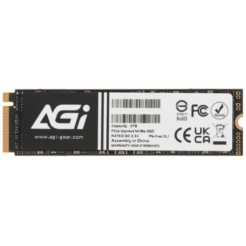 2000 ГБ M.2 NVMe накопитель AGI AI828 [AGI2T0G44AI828] thumb 2