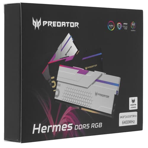 Acer Оперативная память Acer Predator Hermes RGB [BL.9BWWR.423] 64 ГБ, фото 3