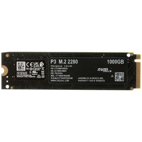 1000 ГБ M.2 NVMe накопитель Crucial P3 [CT1000P3SSD8] thumb 2