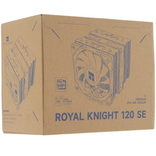Thermalright Кулер для процессора Thermalright Royal Knight 120 SE [RK120-SE] черный, фото 9