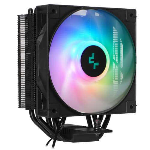 DEEPCOOL Кулер для процессора DEEPCOOL AG400 BK ARGB [R-AG400-BKANMC-G-2] черный