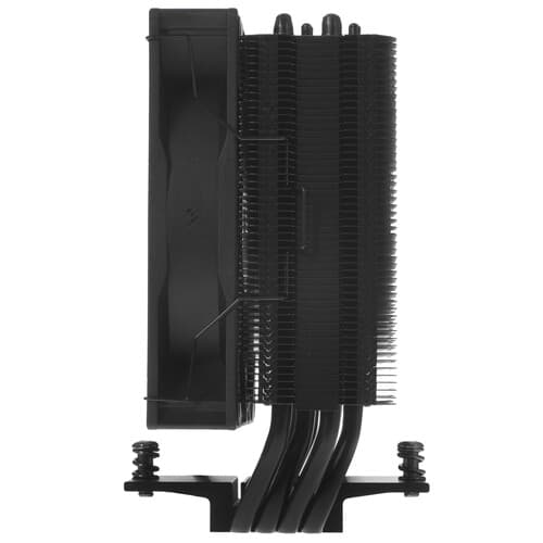 DEEPCOOL Кулер для процессора DEEPCOOL AG400 BK ARGB [R-AG400-BKANMC-G-2] черный, фото 4