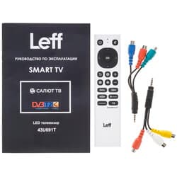 Leff 42.5" (108 см) Телевизор Leff 43U691T белый, фото 11