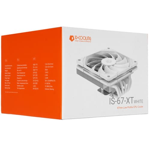ID-Cooling Кулер для процессора ID-COOLING IS-67-XT WHITE  белый, фото 10