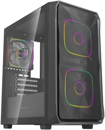 Корпус PowerCase Mistral SM06 ARGB [CMMSM06B-A3] черный thumb 1