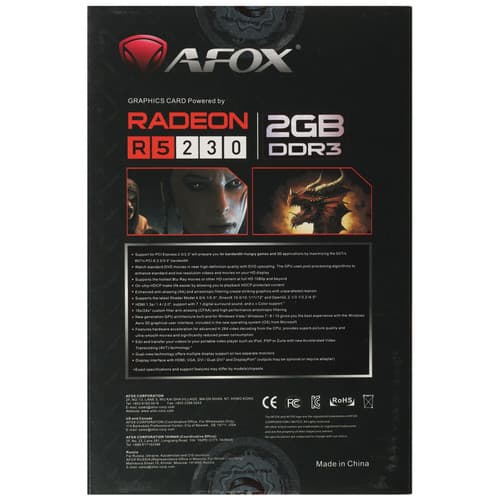 AFOX Видеокарта AFOX AMD Radeon R5 230 [AFR5230-2048D3L5], фото 8