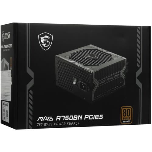Блок питания MSI MAG A750BN PCIE5  черный thumb 8
