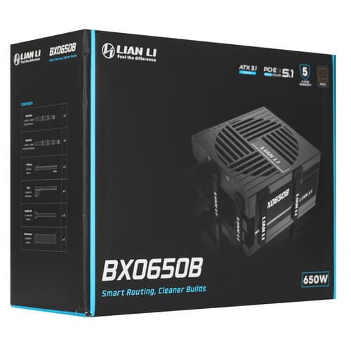 Блок питания LIAN LI BX 650B [G9P.BX0650B.B000.RU] черный thumb 11