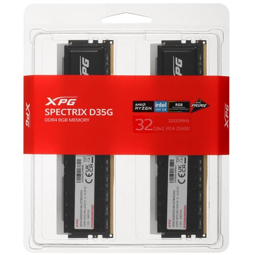 XPG (ADATA) Оперативная память ADATA XPG SPECTRIX D35G RGB [AX4U320032G16A-DTBKD35G] 64 ГБ, фото 4