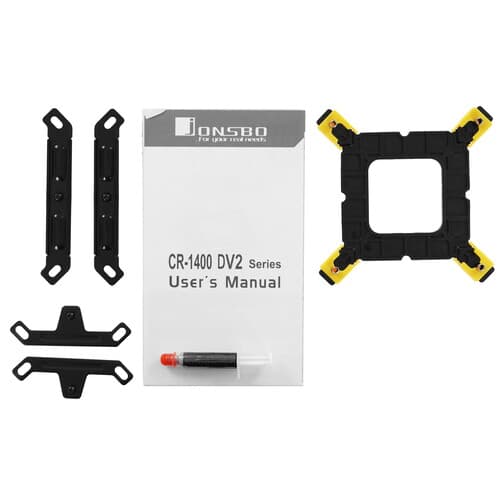 JONSBO Кулер для процессора JONSBO CR-1400 DV2 Black [CR-1400DV2Black] черный, фото 9