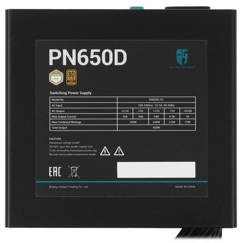 Блок питания DEEPCOOL GamerStorm PN650D [R-PN650D-FC0B-WGEU-V2] черный thumb 4
