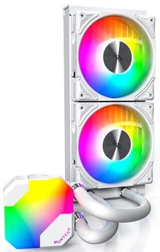 Система охлаждения Montech HyperFlow 240 ARGB  белая thumb 12