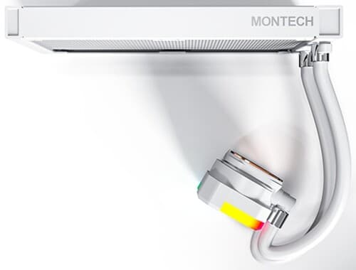 Система охлаждения Montech HyperFlow 240 ARGB  белая thumb 14