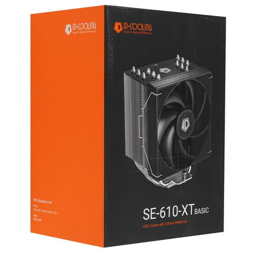 ID-Cooling Кулер для процессора ID-COOLING SE-610-XT BASIC  черный, фото 11