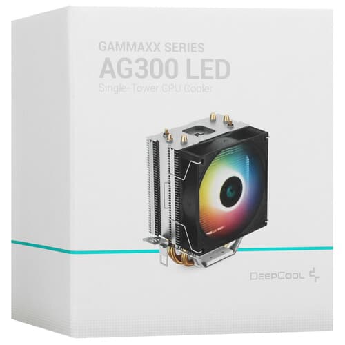 DEEPCOOL Кулер для процессора DEEPCOOL AG300 LED [R-AG300-BKLNMN-G] черный, фото 11