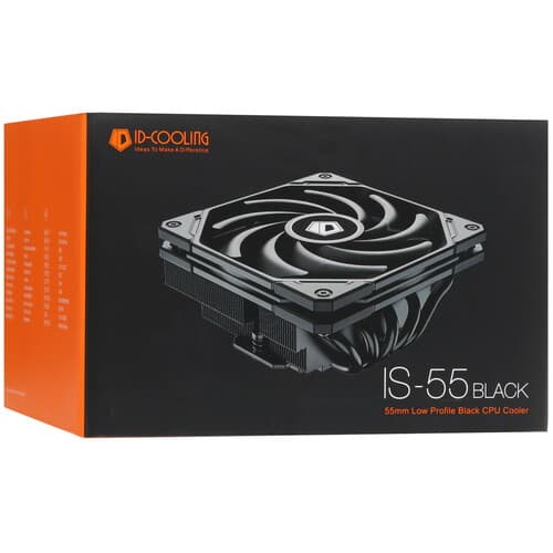 ID-Cooling Кулер для процессора ID-COOLING IS-55 BLACK  черный, фото 9