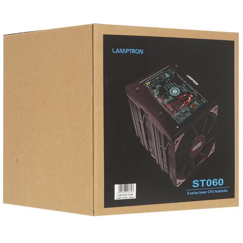 Lamptron Кулер для процессора Lamptron ST060 ARGB [LAMP-ST060AB] черный, фото 11