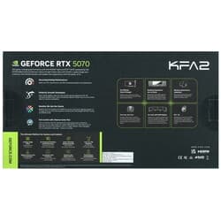 KFA2 Видеокарта KFA2 GeForce RTX 5070 ROCK(X) OC 3FAN RGB Black [57NON7MDBUEK], фото 10