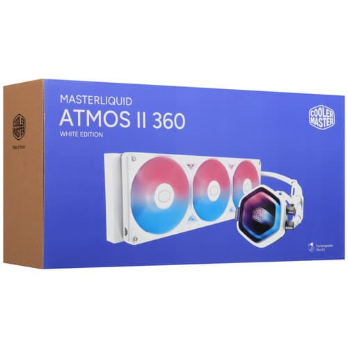Система охлаждения Cooler Master ML 360 Atmos II VRM Fan ARGB  белая thumb 12