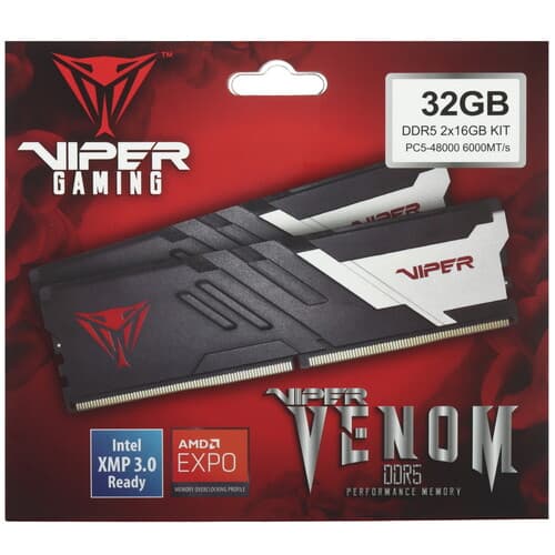 Patriot Memory Оперативная память Patriot Viper Venom [PVV532G600C30K] 32 ГБ, фото 4