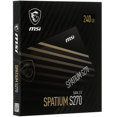 MSI 240 ГБ 2.5" SATA накопитель MSI SPATIUM S270 [S78-440N070-P83], фото 6