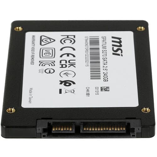 MSI 240 ГБ 2.5" SATA накопитель MSI SPATIUM S270 [S78-440N070-P83], фото 3