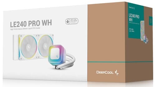 Система охлаждения DEEPCOOL LE240 PRO WH  белая thumb 7