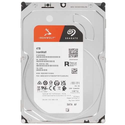 Seagate 4 ТБ Жесткий диск Seagate 5400 IronWolf [ST4000VN006]