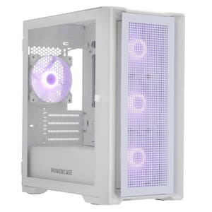 Корпус PowerCase Alisio Micro X4W V2 LE [CAMCXW-A4-LE] белый thumb 2