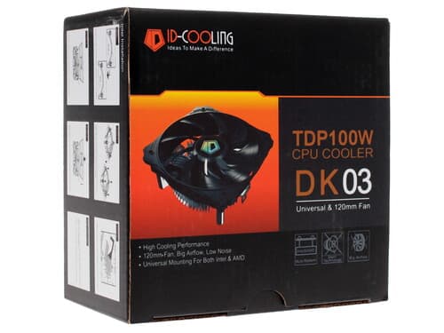 ID-Cooling Кулер для процессора ID-COOLING DK-03  черный, фото 7
