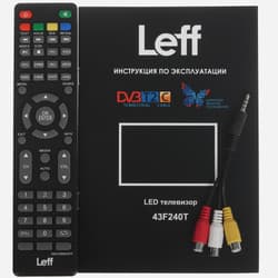 Leff 42.5" (108 см) Телевизор Leff 43F240T черный, фото 11
